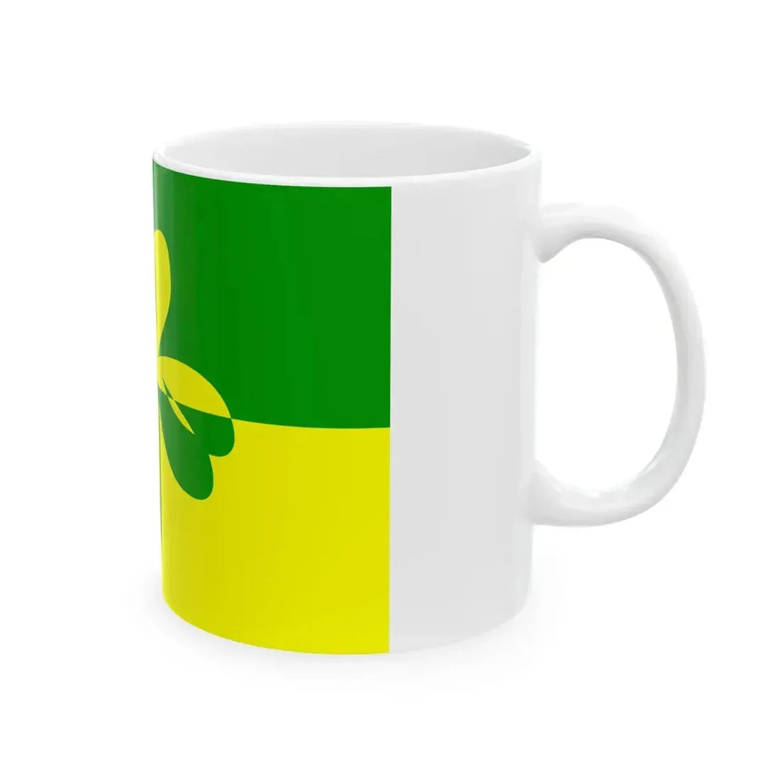 Flag of Noordenveld (Netherlands) White Coffee Mug - Go Mug Yourself