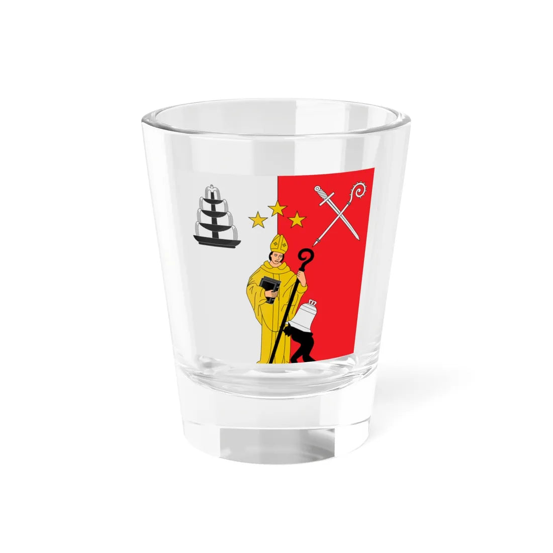 Flag of Norbert Brunner (Switzerland) Shot Glass 1.5oz 1.5oz - Go Mug Yourself