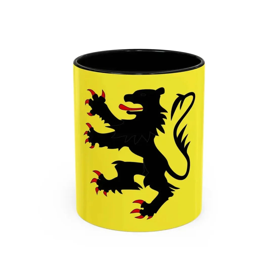 Flag of Nord France 2 - Accent Coffee Mug 11oz Black - Go Mug Yourself