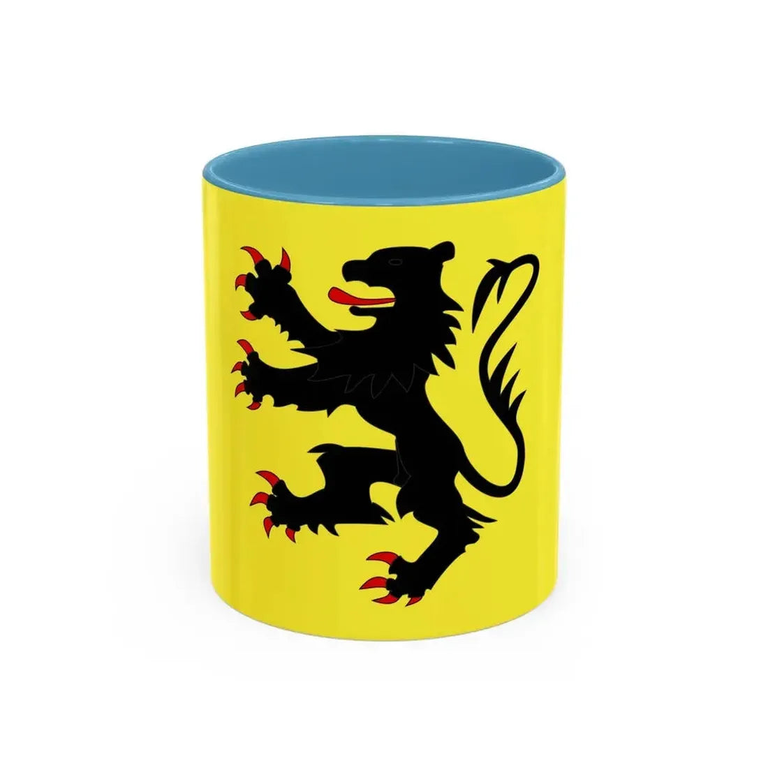 Flag of Nord France 2 - Accent Coffee Mug 11oz Light Blue - Go Mug Yourself