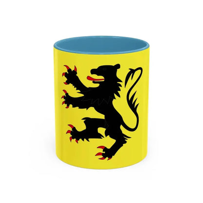 Flag of Nord France 2 - Accent Coffee Mug 11oz Light Blue - Go Mug Yourself