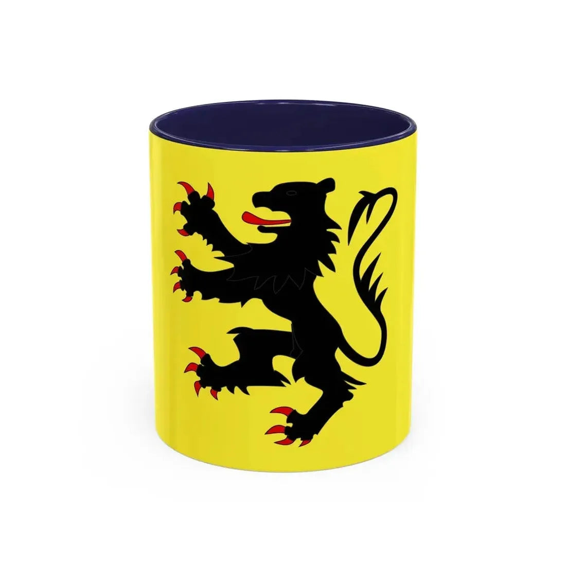 Flag of Nord France 2 - Accent Coffee Mug 11oz Navy - Go Mug Yourself