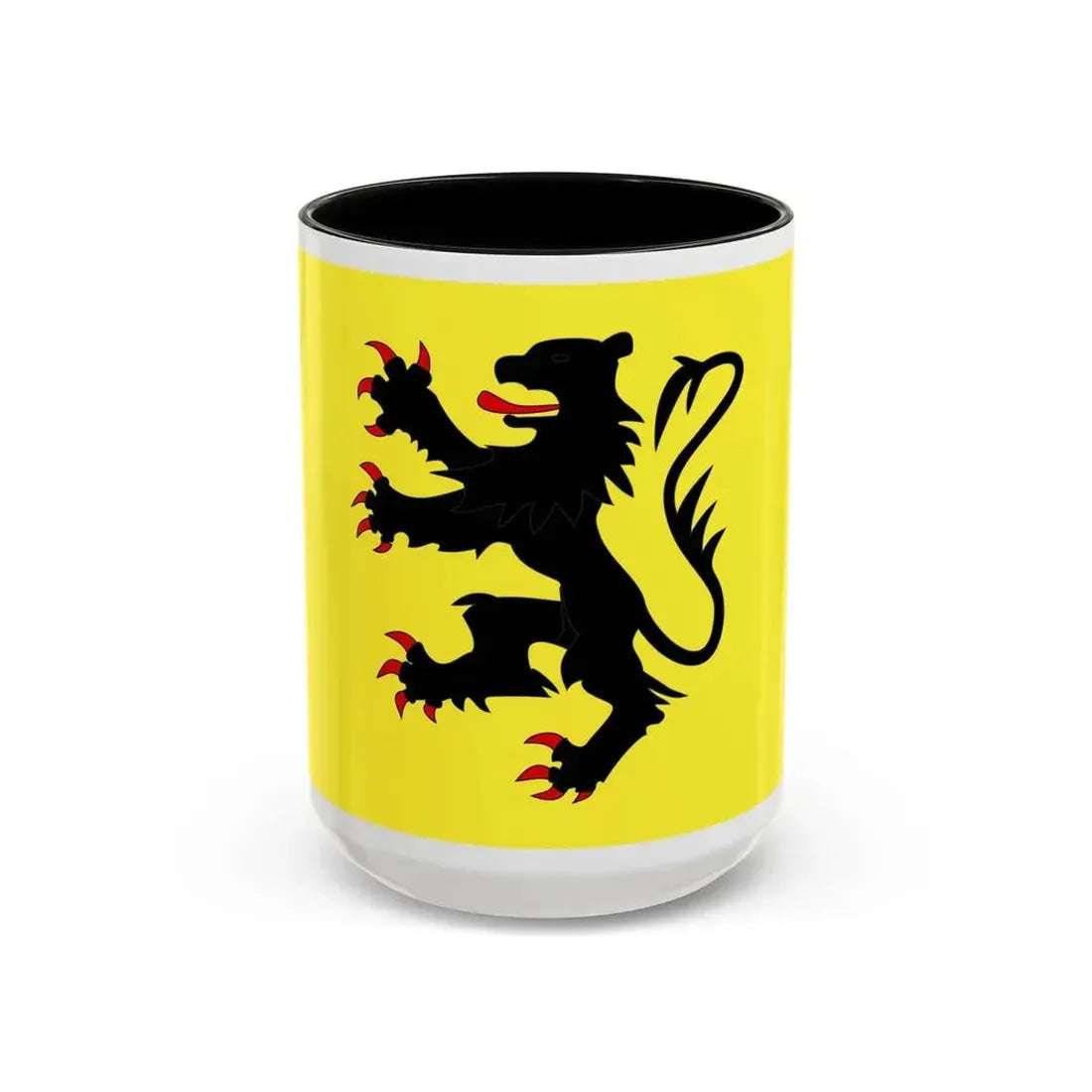 Flag of Nord France 2 - Accent Coffee Mug 15oz Black - Go Mug Yourself
