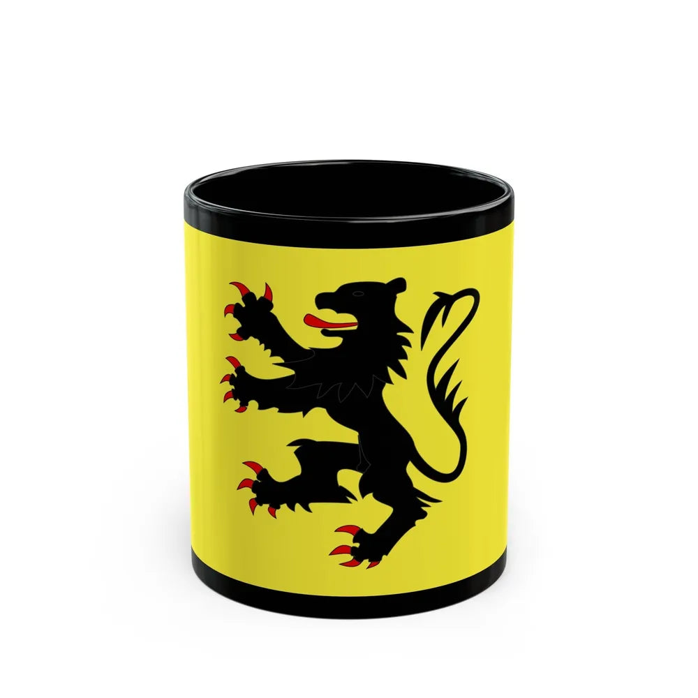 Flag of Nord France 2 - Black Coffee Mug-11oz-Go Mug Yourself