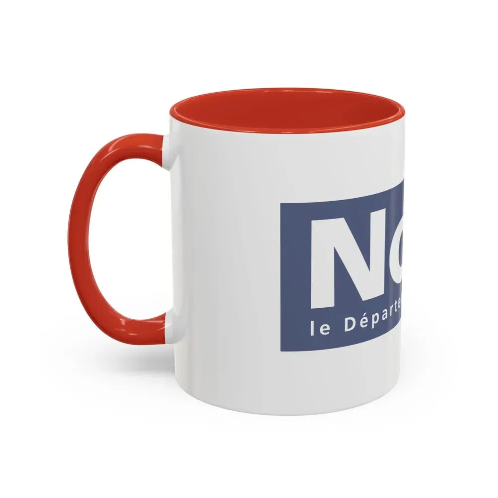 Flag of Nord France - Accent Coffee Mug - Go Mug Yourself