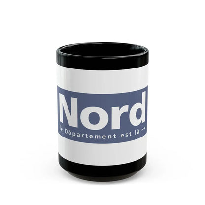 Flag of Nord France - Black Coffee Mug 15oz - Go Mug Yourself