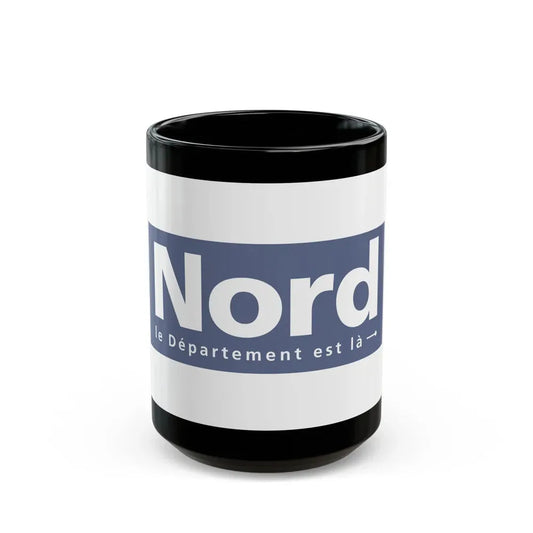 Flag of Nord France - Black Coffee Mug 15oz - Go Mug Yourself