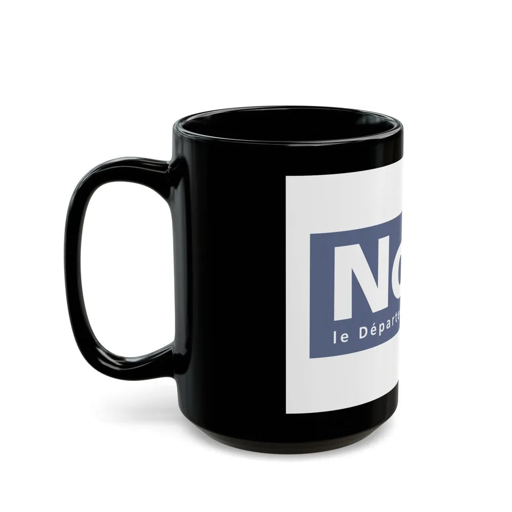 Flag of Nord France - Black Coffee Mug-Go Mug Yourself