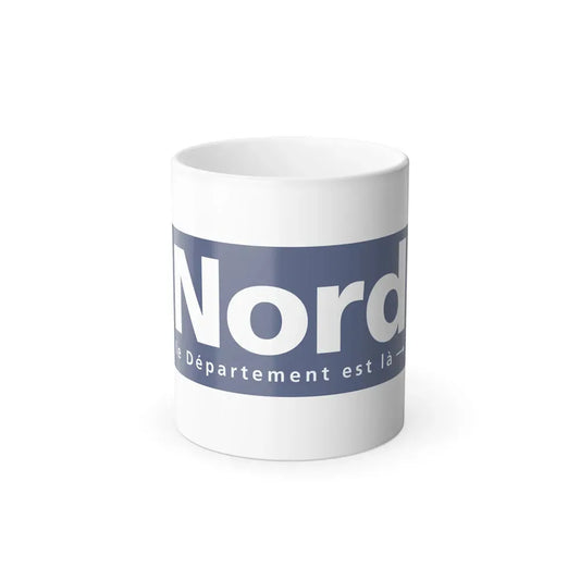 Flag of Nord France - Color Changing Coffee Mug 11oz - Go Mug Yourself