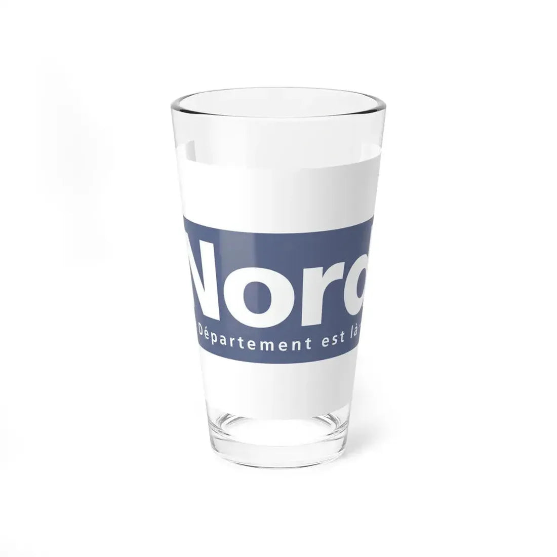 Flag of Nord France - Pint Glass 16oz 16oz - Go Mug Yourself