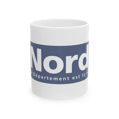 Flag of Nord France - White Coffee Mug 11oz - Go Mug Yourself