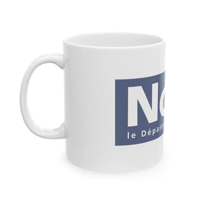 Flag of Nord France - White Coffee Mug-Go Mug Yourself