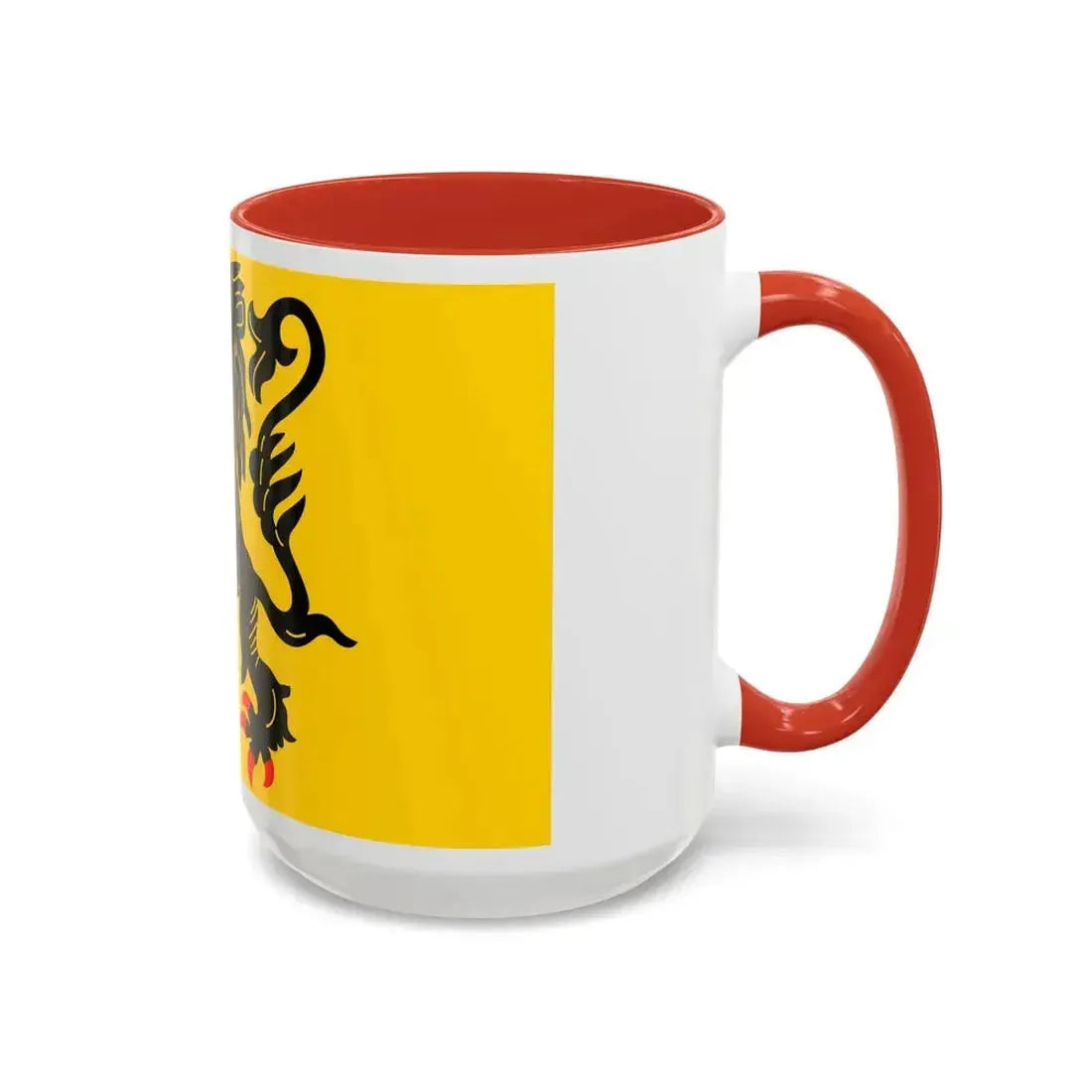 Flag of Nord Pas de Calais France - Accent Coffee Mug - Go Mug Yourself