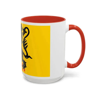 Flag of Nord Pas de Calais France - Accent Coffee Mug - Go Mug Yourself