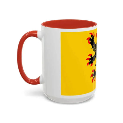 Flag of Nord Pas de Calais France - Accent Coffee Mug - Go Mug Yourself
