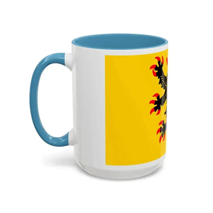 Flag of Nord Pas de Calais France - Accent Coffee Mug - Go Mug Yourself