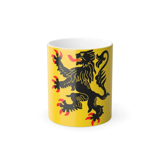 Flag of Nord Pas de Calais France - Color Changing Coffee Mug 11oz - Go Mug Yourself