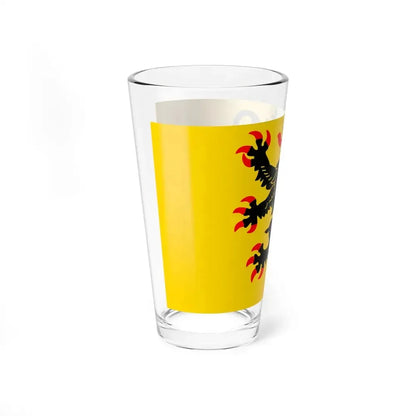 Flag of Nord Pas de Calais France - Pint Glass 16oz - Go Mug Yourself