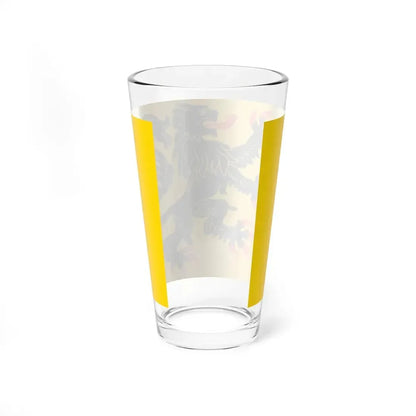 Flag of Nord Pas de Calais France - Pint Glass 16oz - Go Mug Yourself