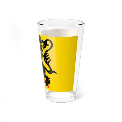 Flag of Nord Pas de Calais France - Pint Glass 16oz - Go Mug Yourself