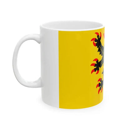 Flag of Nord Pas de Calais France - White Coffee Mug - Go Mug Yourself