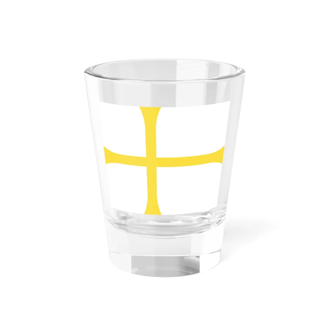 Flag of Nord-Trøndelag (Norway) Shot Glass 1.5oz 1.5oz - Go Mug Yourself