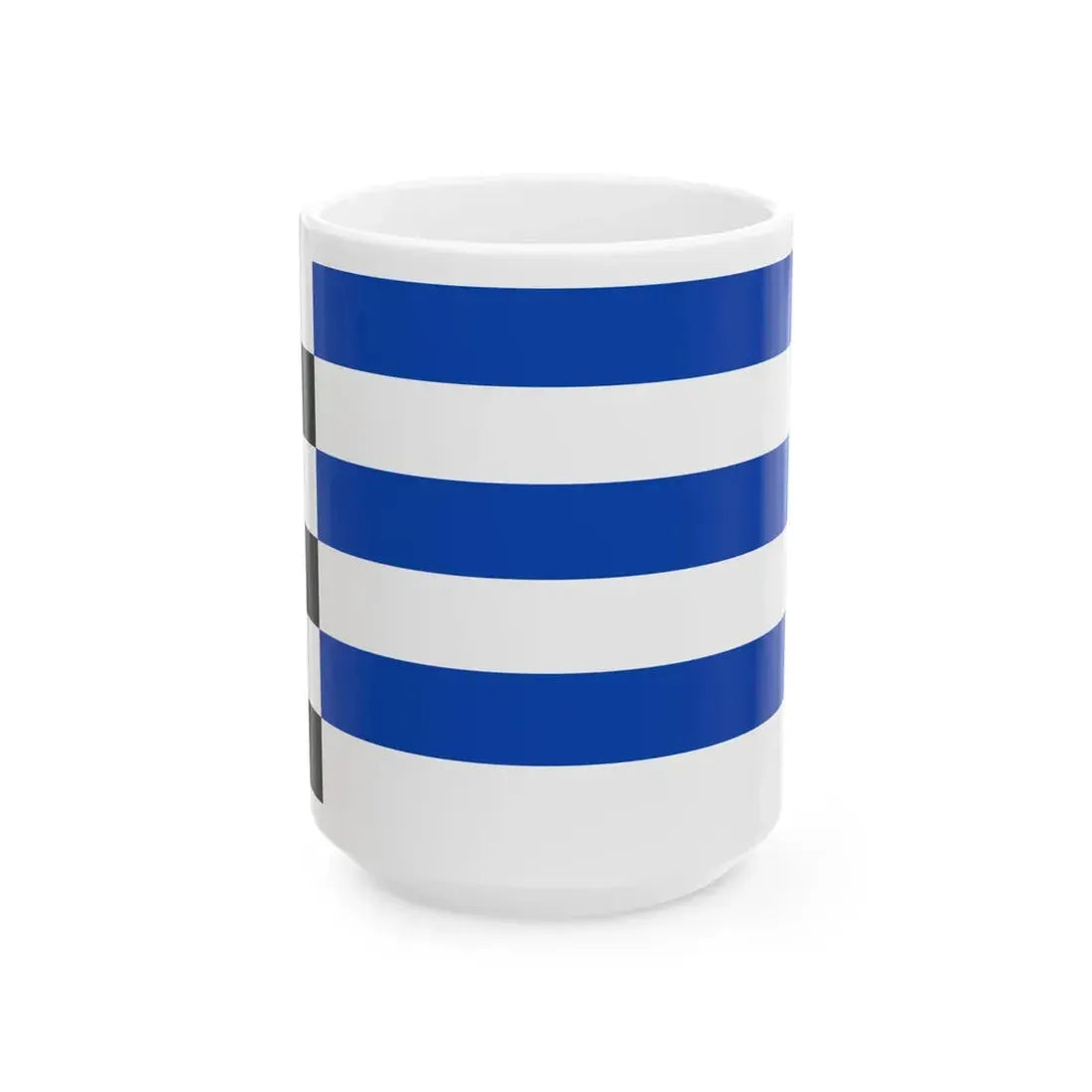 Flag of Norderney (Germany) White Coffee Mug 15oz - Go Mug Yourself