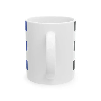 Flag of Norderney (Germany) White Coffee Mug - Go Mug Yourself