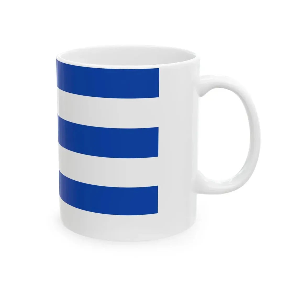 Flag of Norderney (Germany) White Coffee Mug - Go Mug Yourself