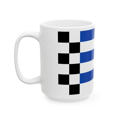 Flag of Norderney (Germany) White Coffee Mug - Go Mug Yourself