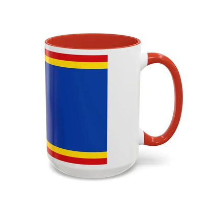 Flag of Nordfriesland Germany - Accent Coffee Mug - Go Mug Yourself