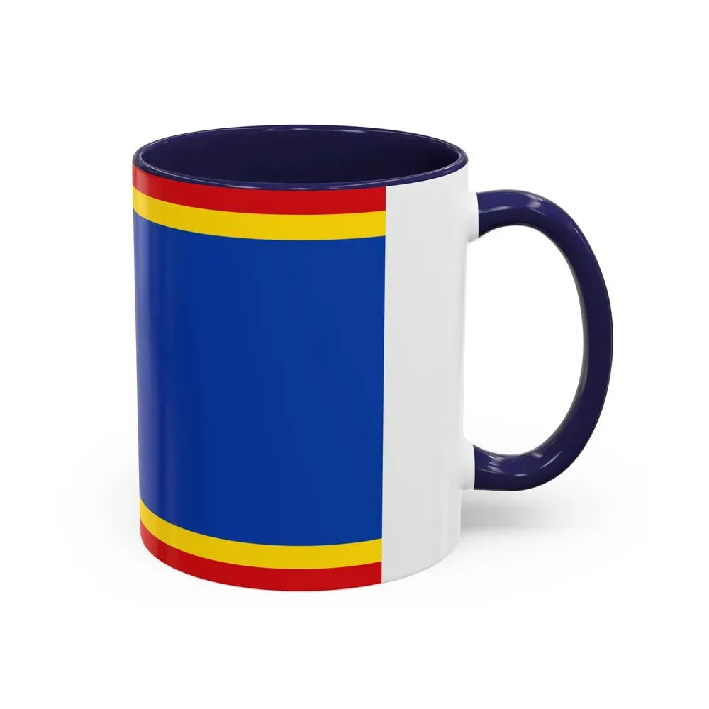 Flag of Nordfriesland Germany - Accent Coffee Mug - Go Mug Yourself