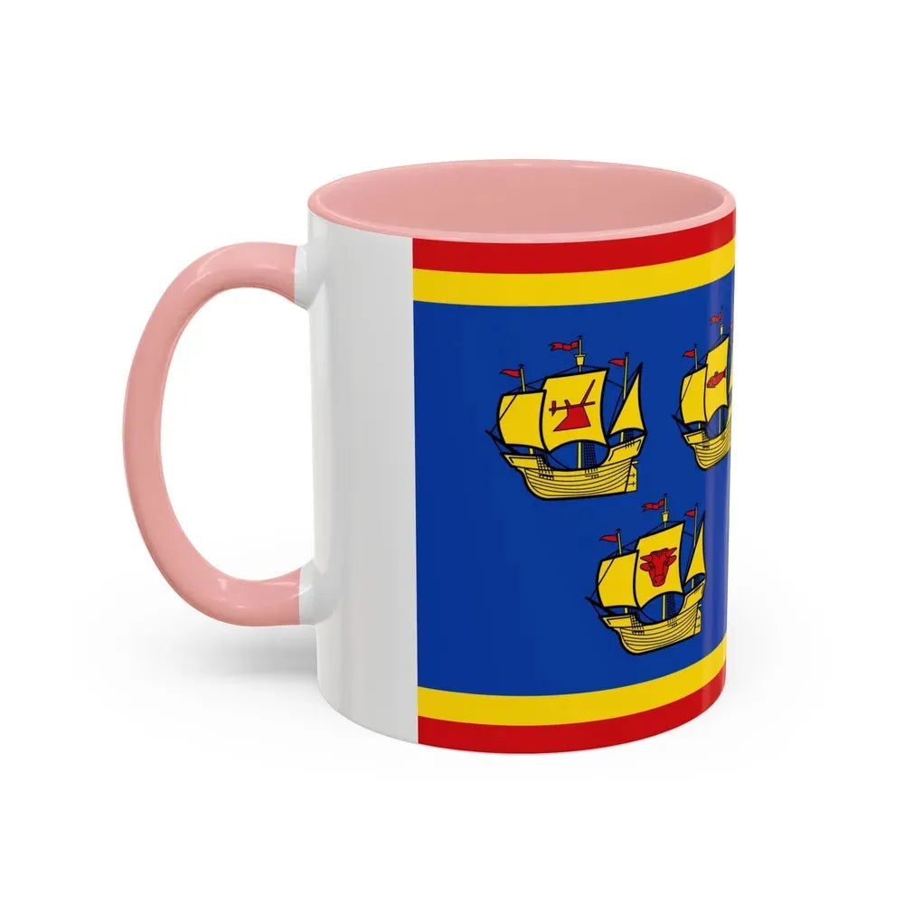 Flag of Nordfriesland Germany - Accent Coffee Mug - Go Mug Yourself