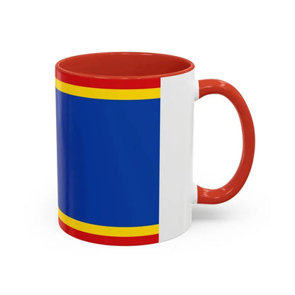 Flag of Nordfriesland Germany - Accent Coffee Mug - Go Mug Yourself