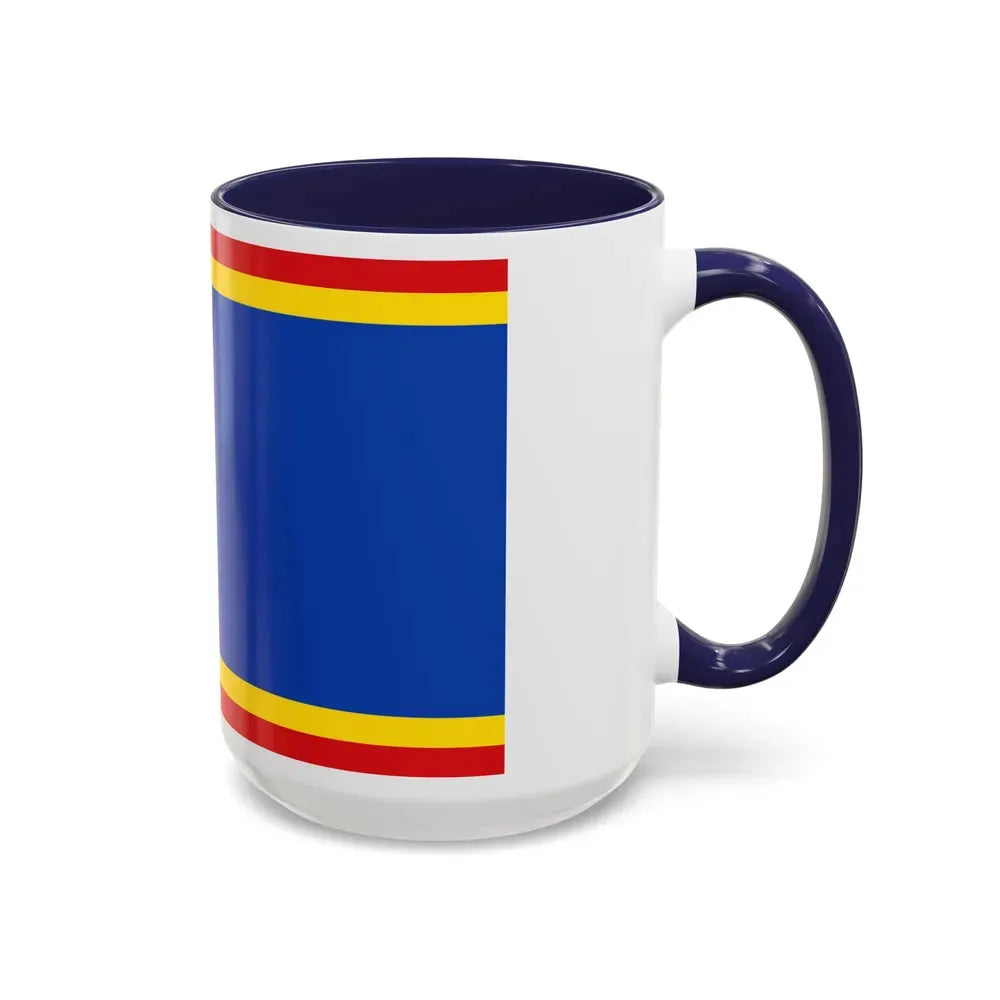 Flag of Nordfriesland Germany - Accent Coffee Mug - Go Mug Yourself