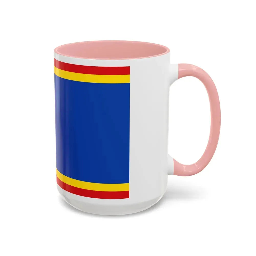 Flag of Nordfriesland Germany - Accent Coffee Mug - Go Mug Yourself