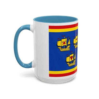 Flag of Nordfriesland Germany - Accent Coffee Mug - Go Mug Yourself