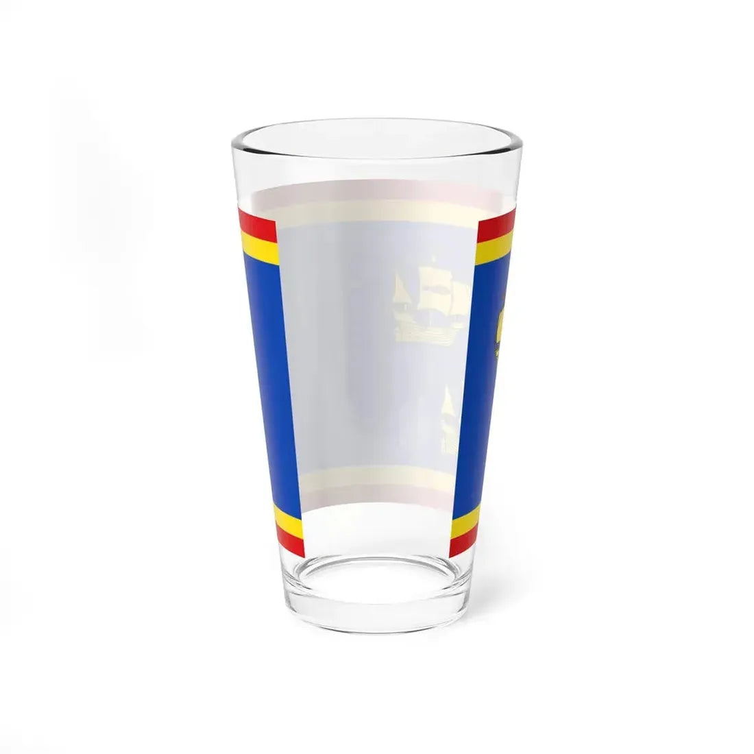 Flag of Nordfriesland Germany - Pint Glass 16oz - Go Mug Yourself