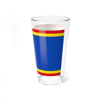 Flag of Nordfriesland Germany - Pint Glass 16oz - Go Mug Yourself