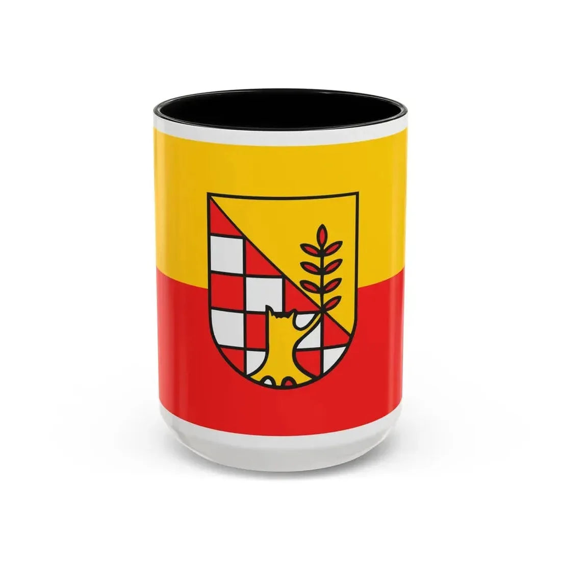 Flag of Nordhausen Germany - Accent Coffee Mug 15oz Black - Go Mug Yourself