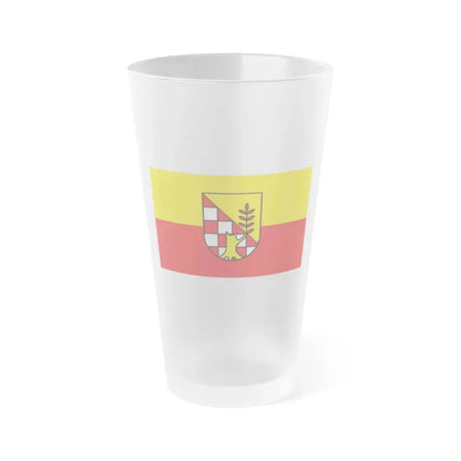 Flag of Nordhausen Germany - Frosted Pint Glass 16oz 16oz Frosted - Go Mug Yourself