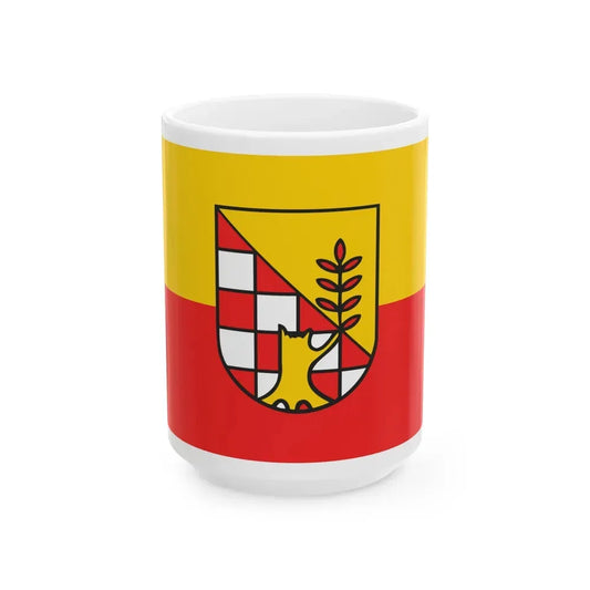 Flag of Nordhausen Germany - White Coffee Mug 15oz - Go Mug Yourself