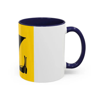 Flag of Nordland Norway - Accent Coffee Mug - Go Mug Yourself