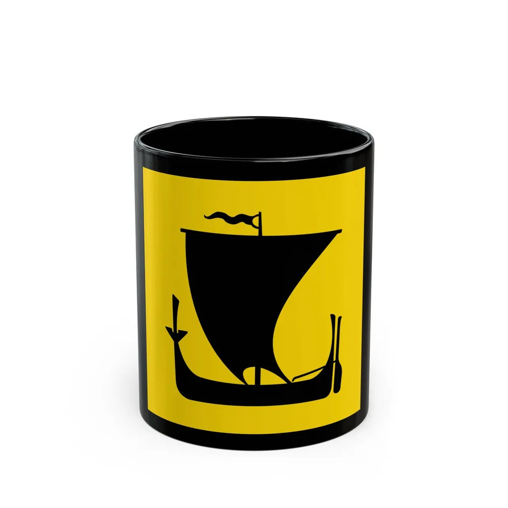 Flag of Nordland Norway - Black Coffee Mug-11oz-Go Mug Yourself