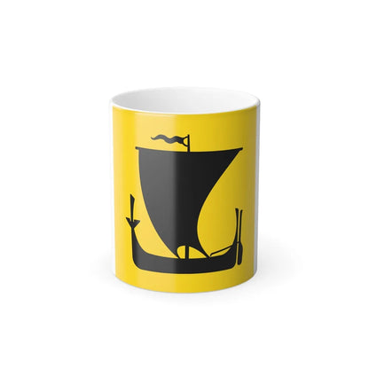Flag of Nordland Norway - Color Changing Coffee Mug-11oz-Go Mug Yourself
