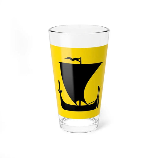 Flag of Nordland Norway - Pint Glass 16oz 16oz - Go Mug Yourself