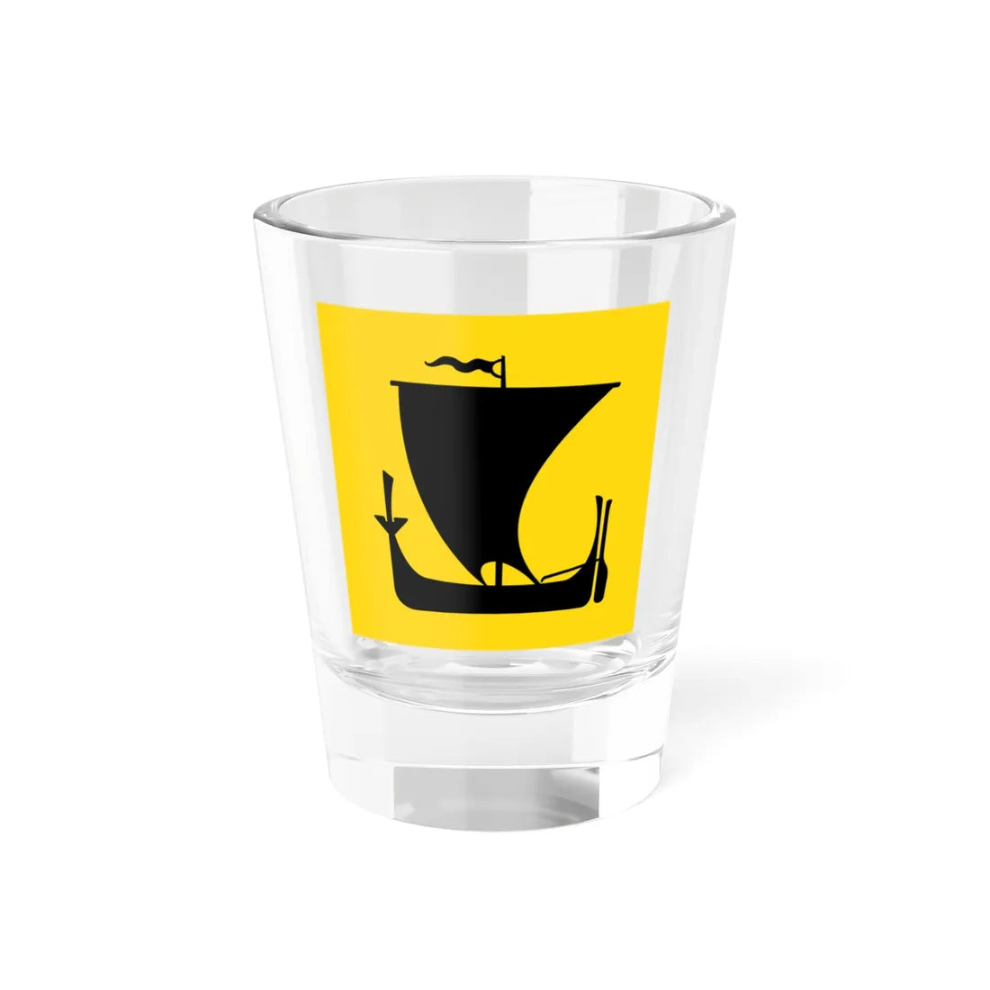 Flag of Nordland (Norway) Shot Glass 1.5oz 1.5oz - Go Mug Yourself