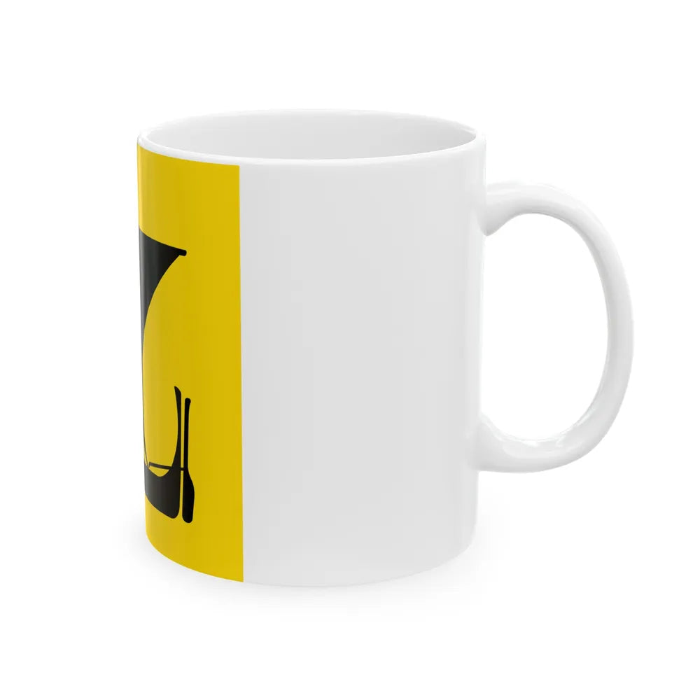 Flag of Nordland Norway - White Coffee Mug-Go Mug Yourself