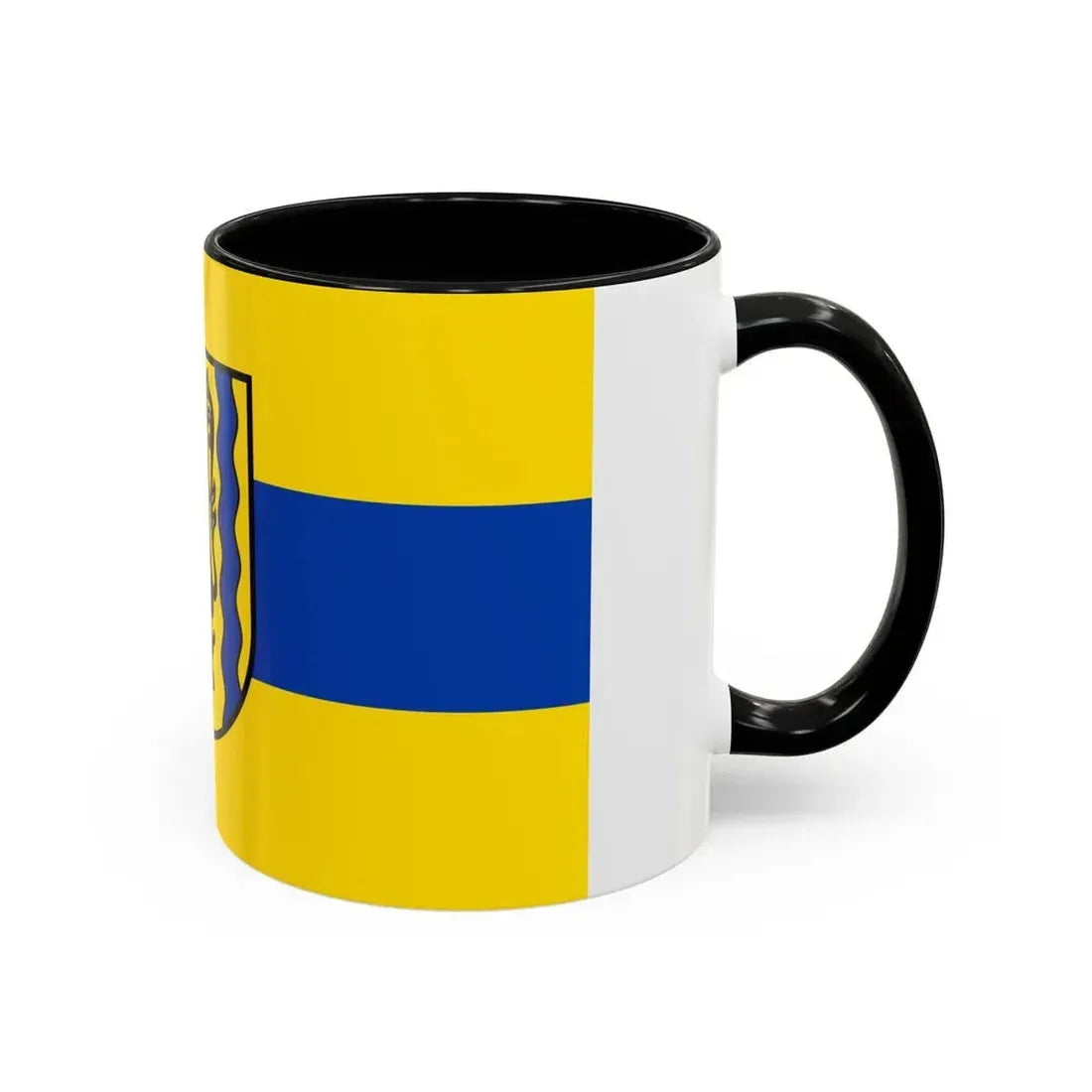 Flag of Nordsachsen Germany - Accent Coffee Mug - Go Mug Yourself