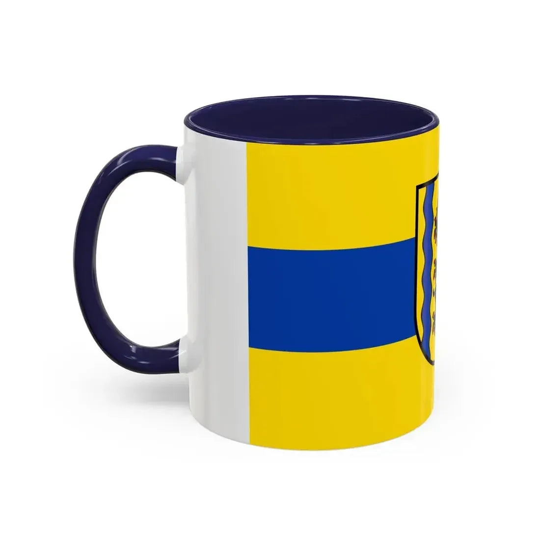 Flag of Nordsachsen Germany - Accent Coffee Mug - Go Mug Yourself